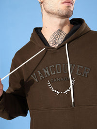 DILLINGER Men Typography Printed Hooded Sweatshirt
