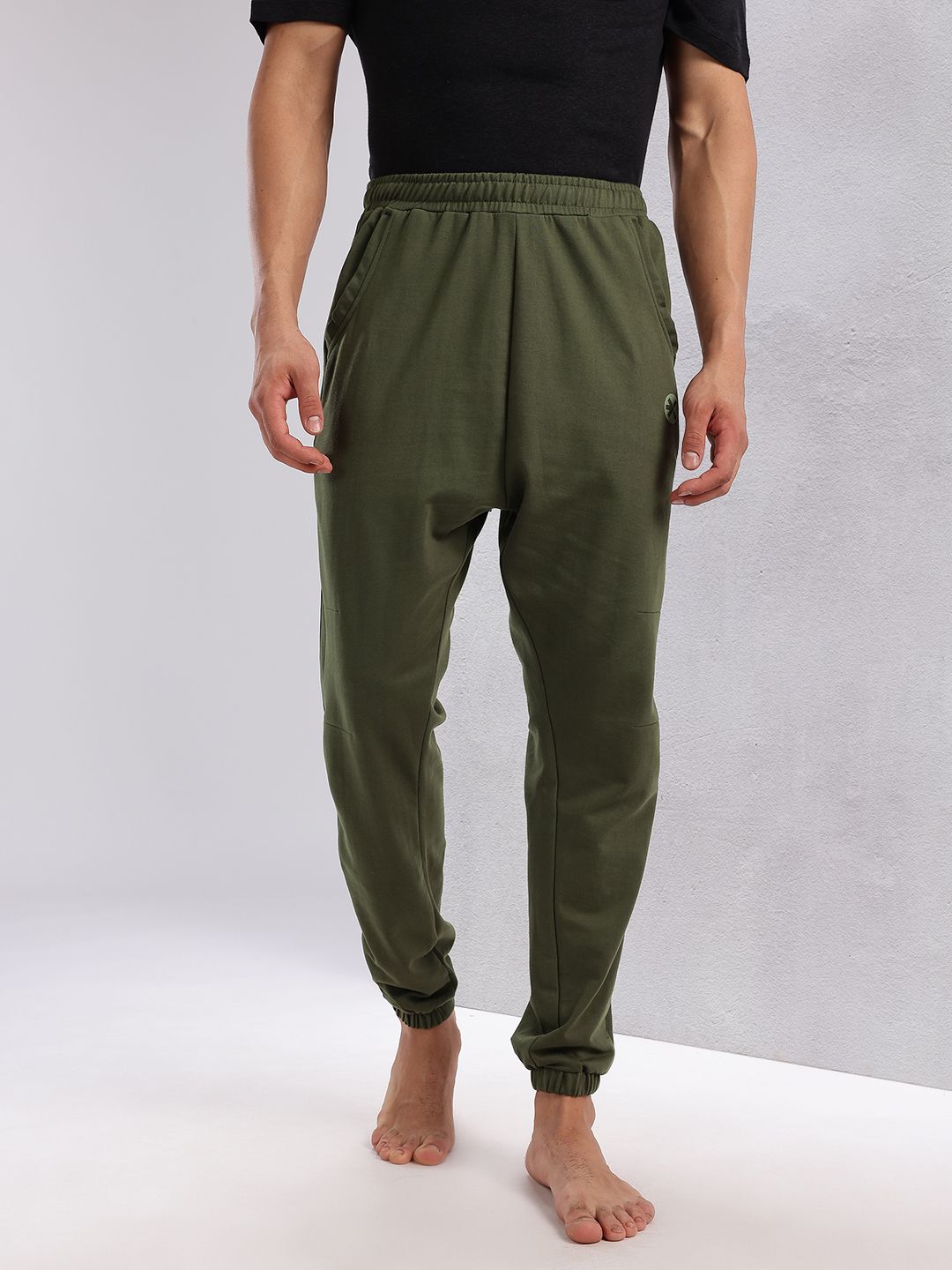 HRX by Hrithik Roshan Men Side Stripe Yoga Joggers