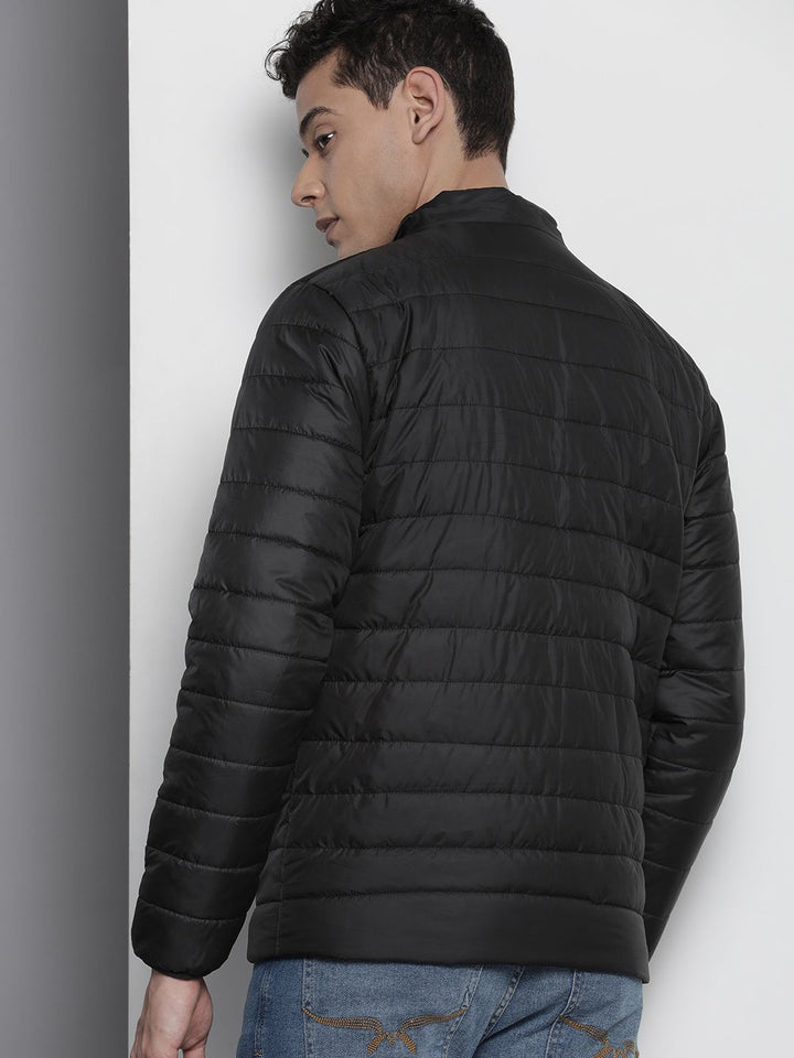 The Indian Garage Co Men Zip-Front Puffer Jacket with Detachable Hood