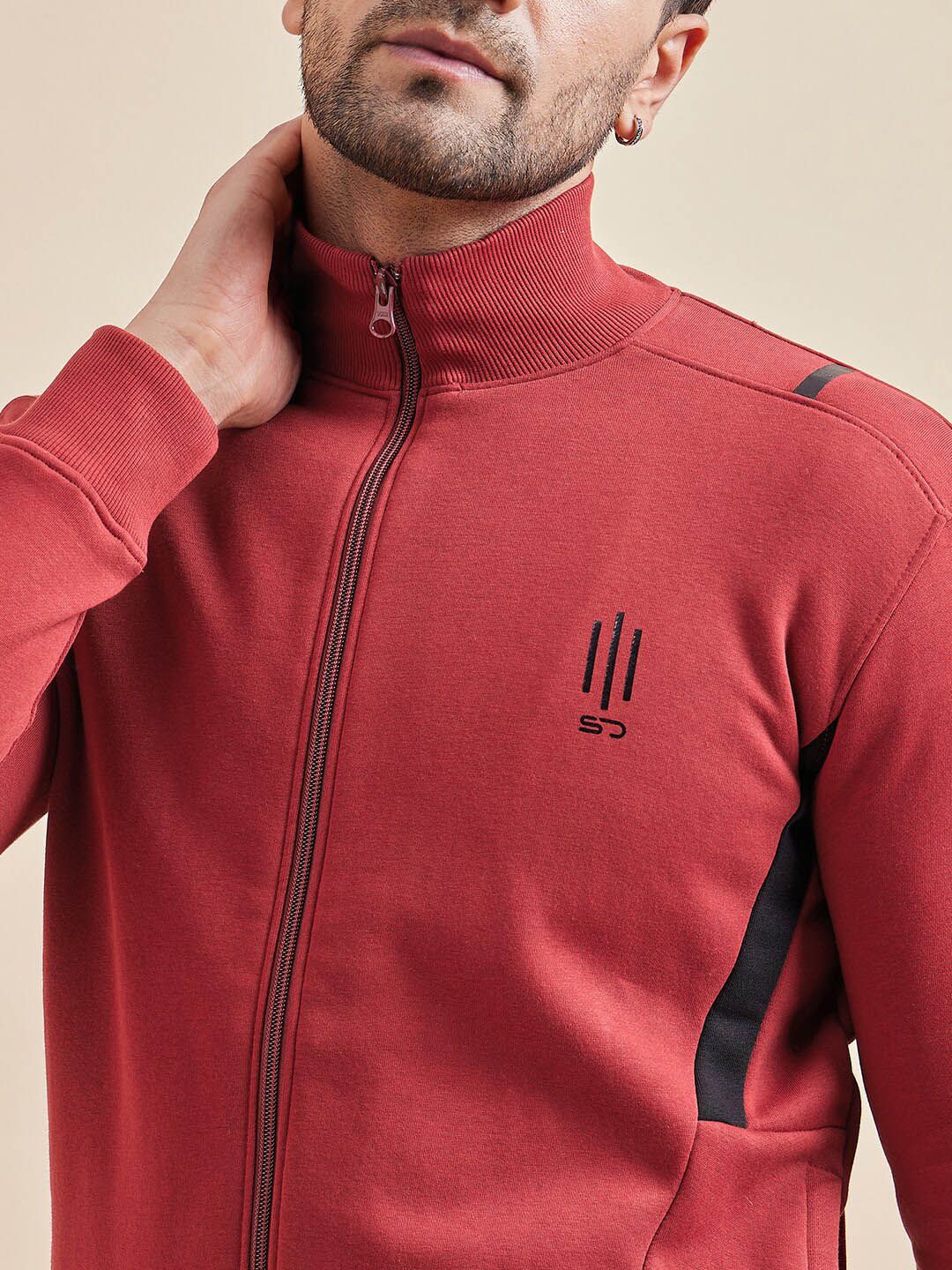 Sweet Dreams Red & Black Logo-Printed Tracksuit