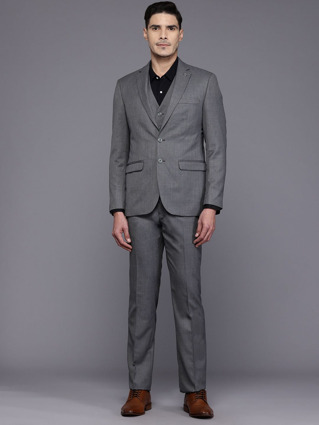 Raymond Formal Contemporary-Fit Blazer & Trouser With  Waistcoat