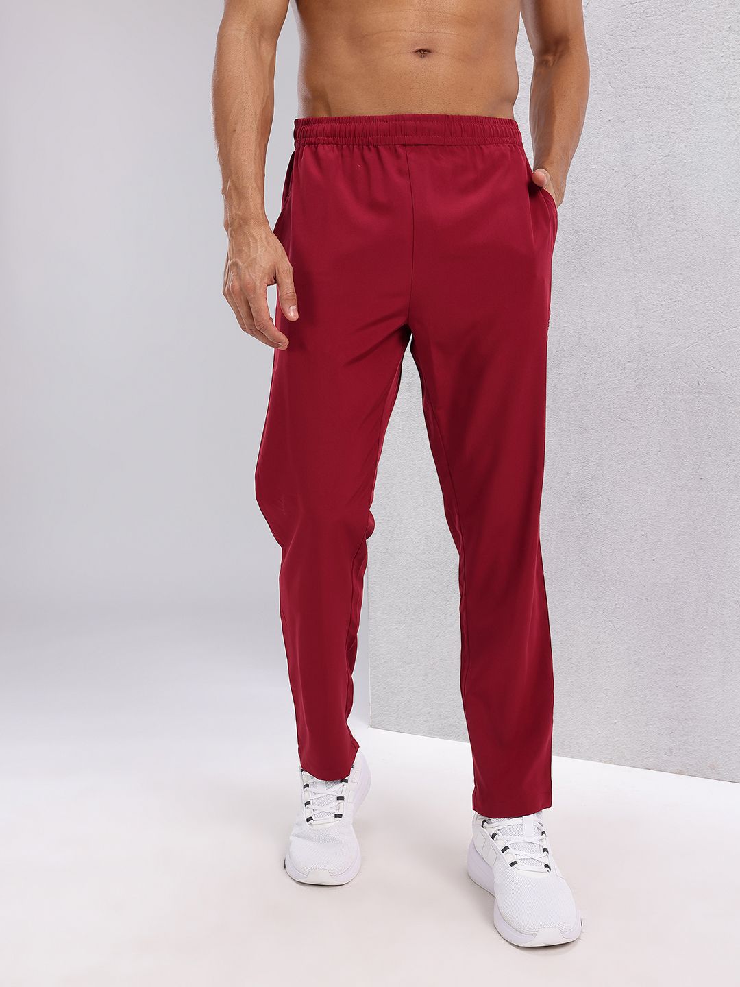 HRX by Hrithik Roshan Men Typography Printed Detail Mid-Rise Running Track Pants