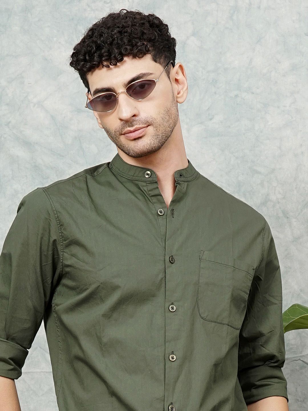 The Indian Garage Co Men Regular Fit Opaque Casual Shirt
