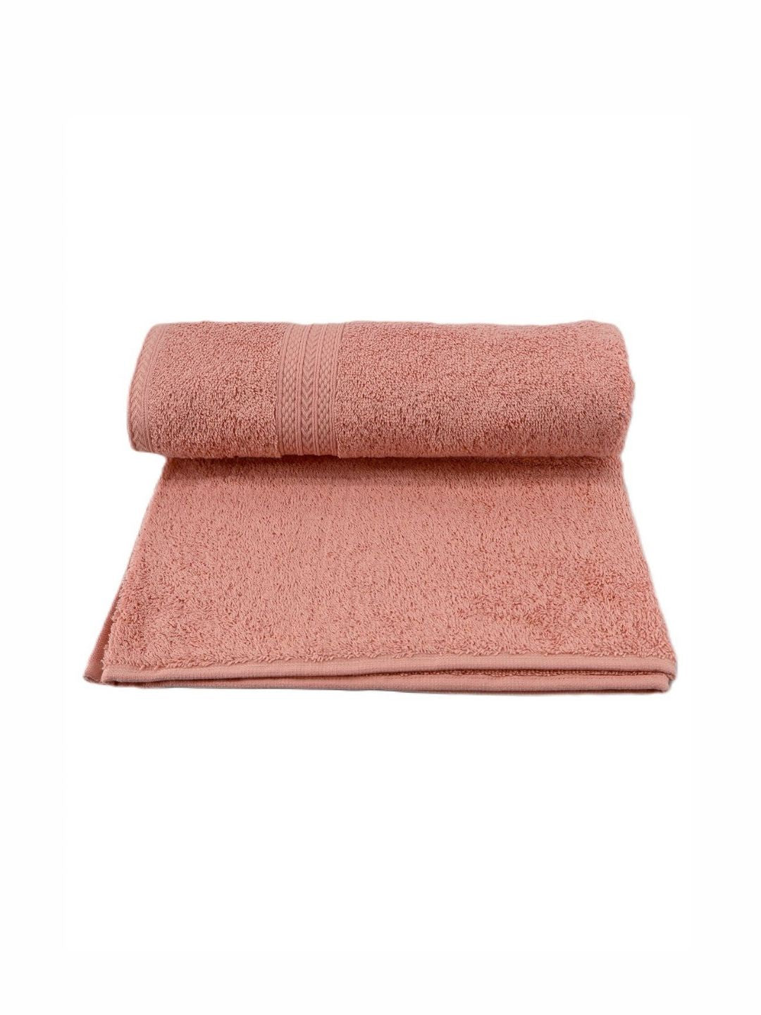 BOMBAY DYEING Peach-Coloured 1 Pcs Cotton 450 GSM Bath Towel