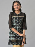 AURELIA Festive Floral Print Kurta