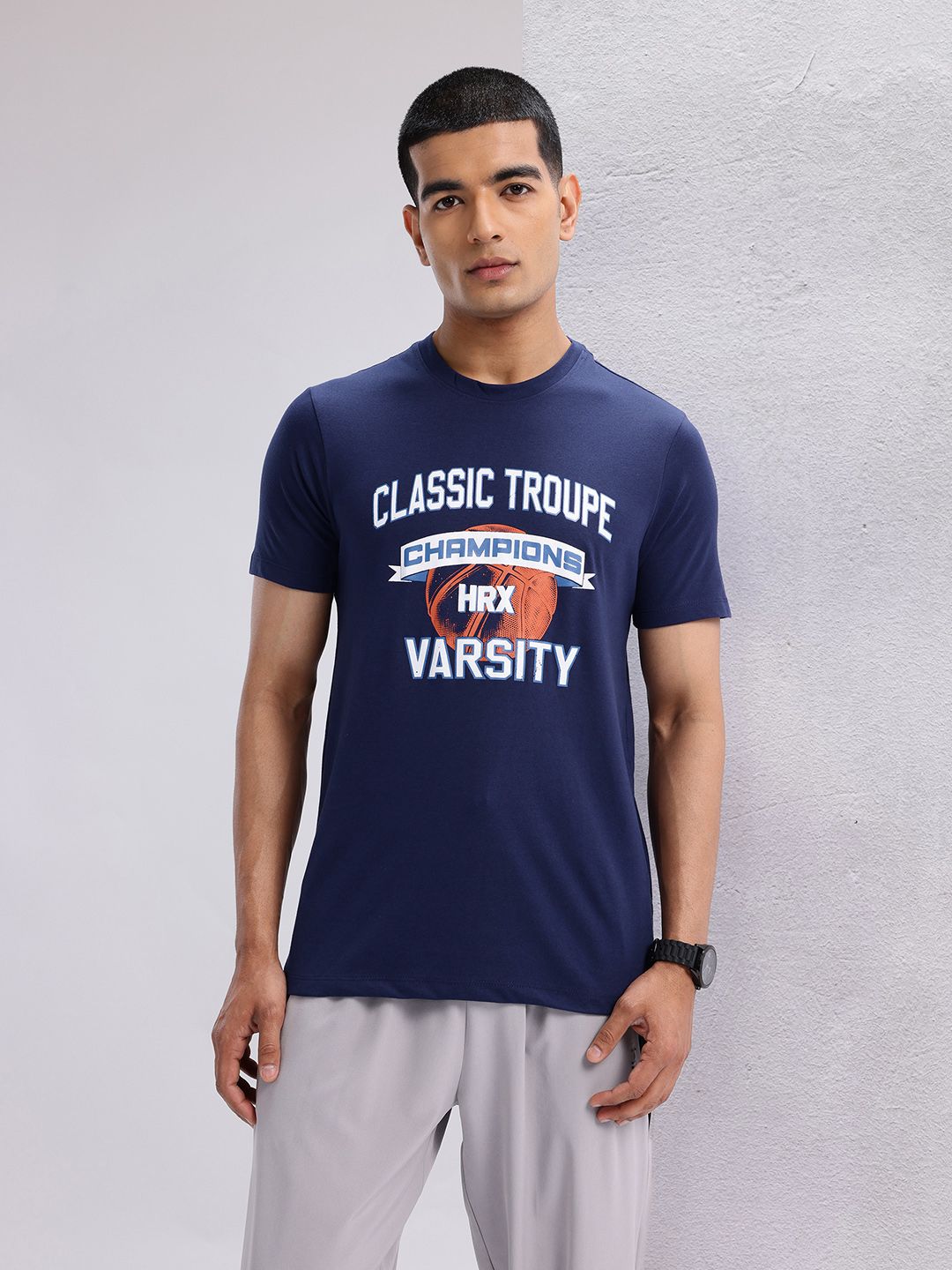 HRX by Hrithik Roshan Typography Print Lifestyle T-shirt