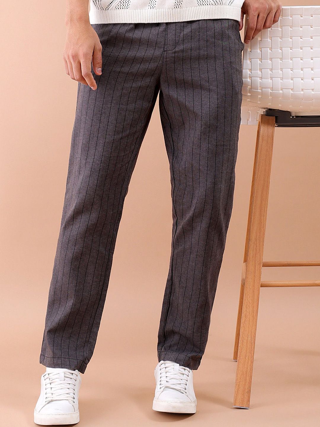 The Indian Garage Co Striped Trouser