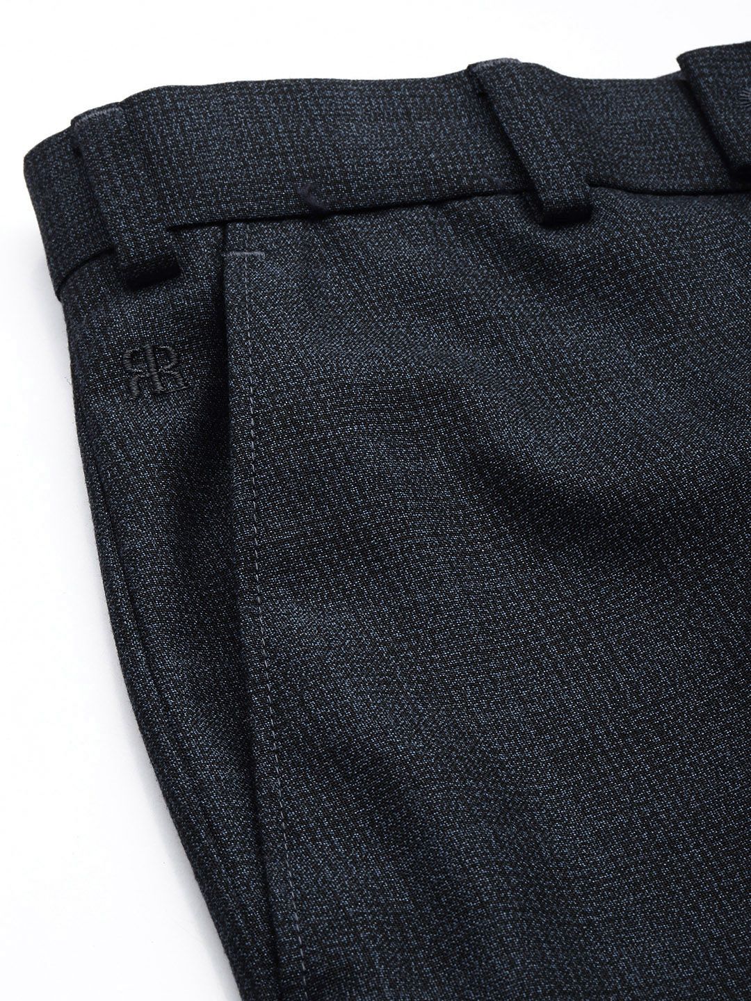 Raymond Men Checked Slim Fit Formal Trousers