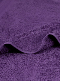 MYTRIDENT Soft Comfort Purple 3 Pieces Pure Cotton 500 GSM Towel Set