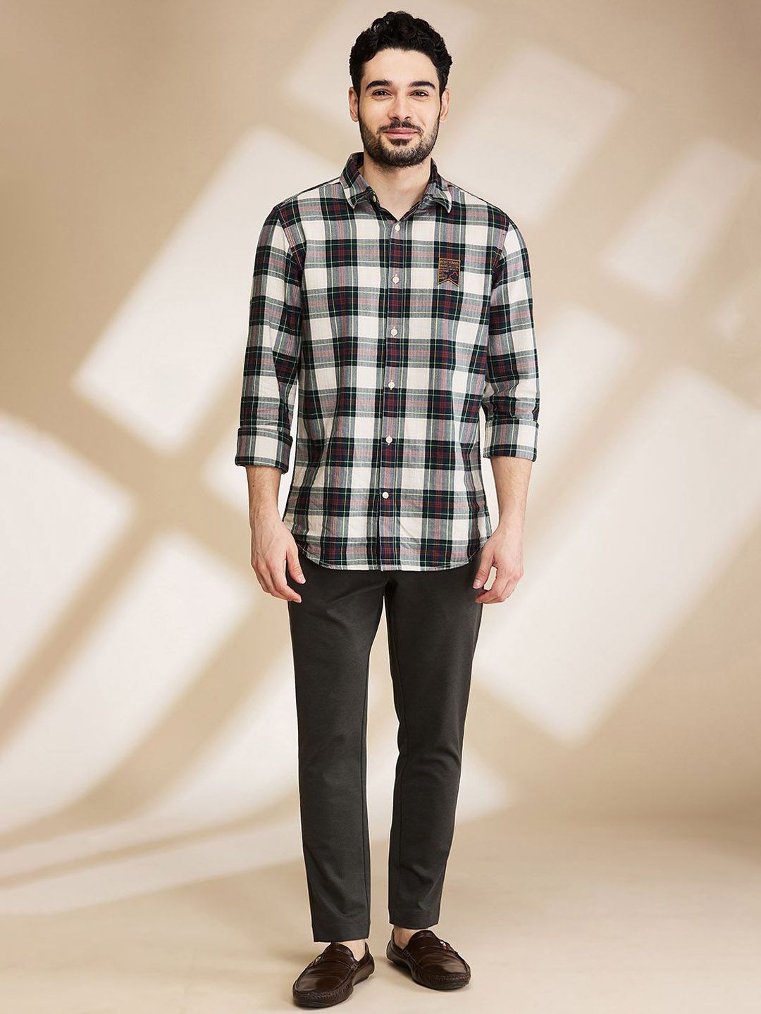 Being Human Men Slim Fit Chinos Trousers