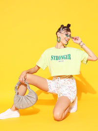 STREET 9 Women White Printed Skinny Fit High-Rise Cycling Shorts