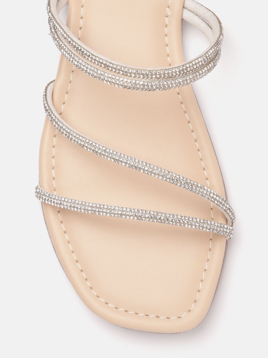 Lino Perros Women Embellished One Toe Flats