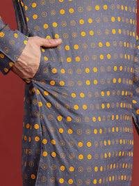 Anouk Printed Regular Pure Cotton Kurta with Trousers