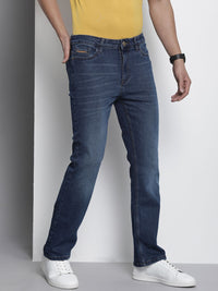 The Indian Garage Co Men Bootcut Light Fade Stretchable Jeans