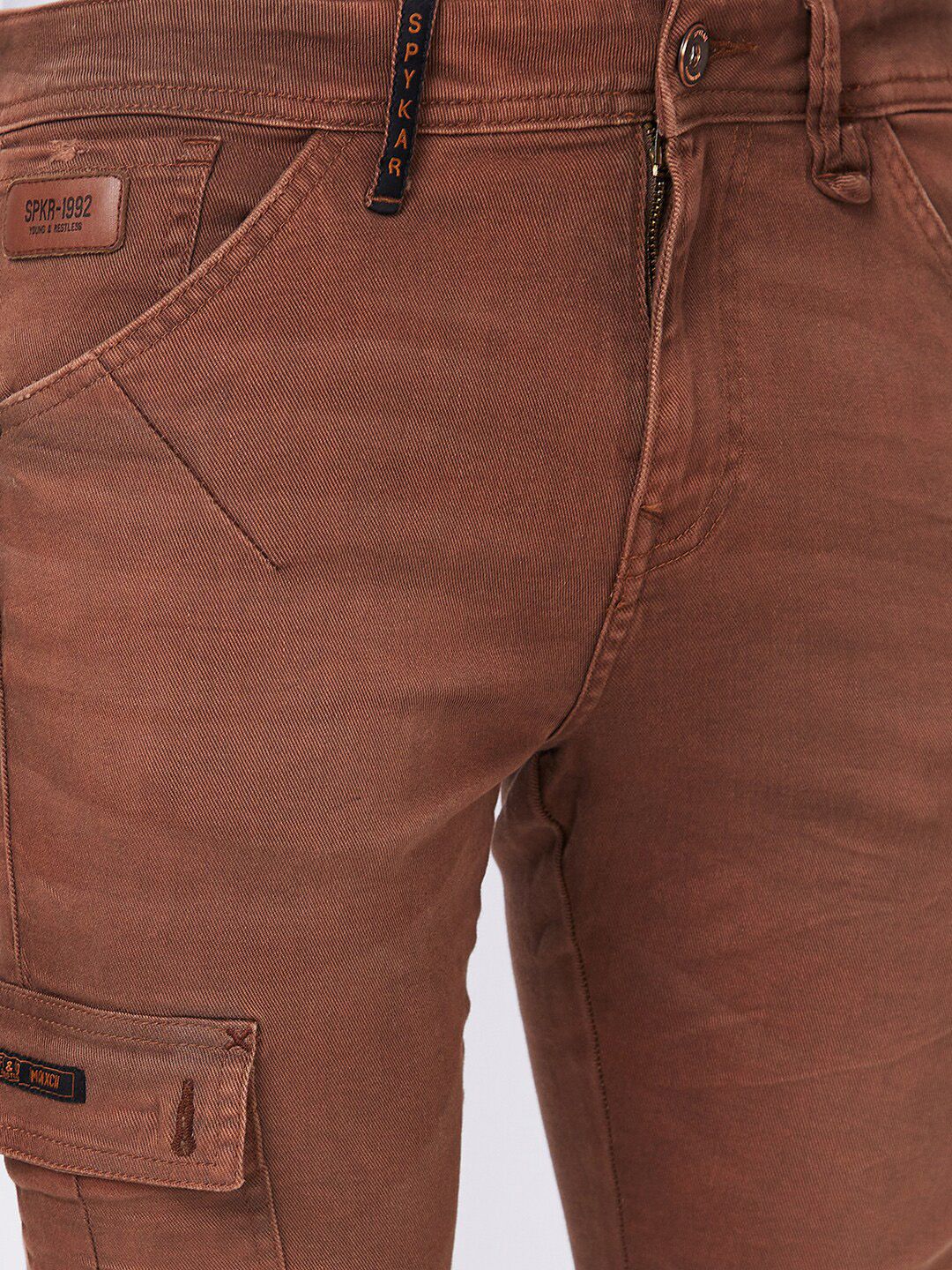 SPYKAR Men Clean Look Mid-Rise Cotton Jeans