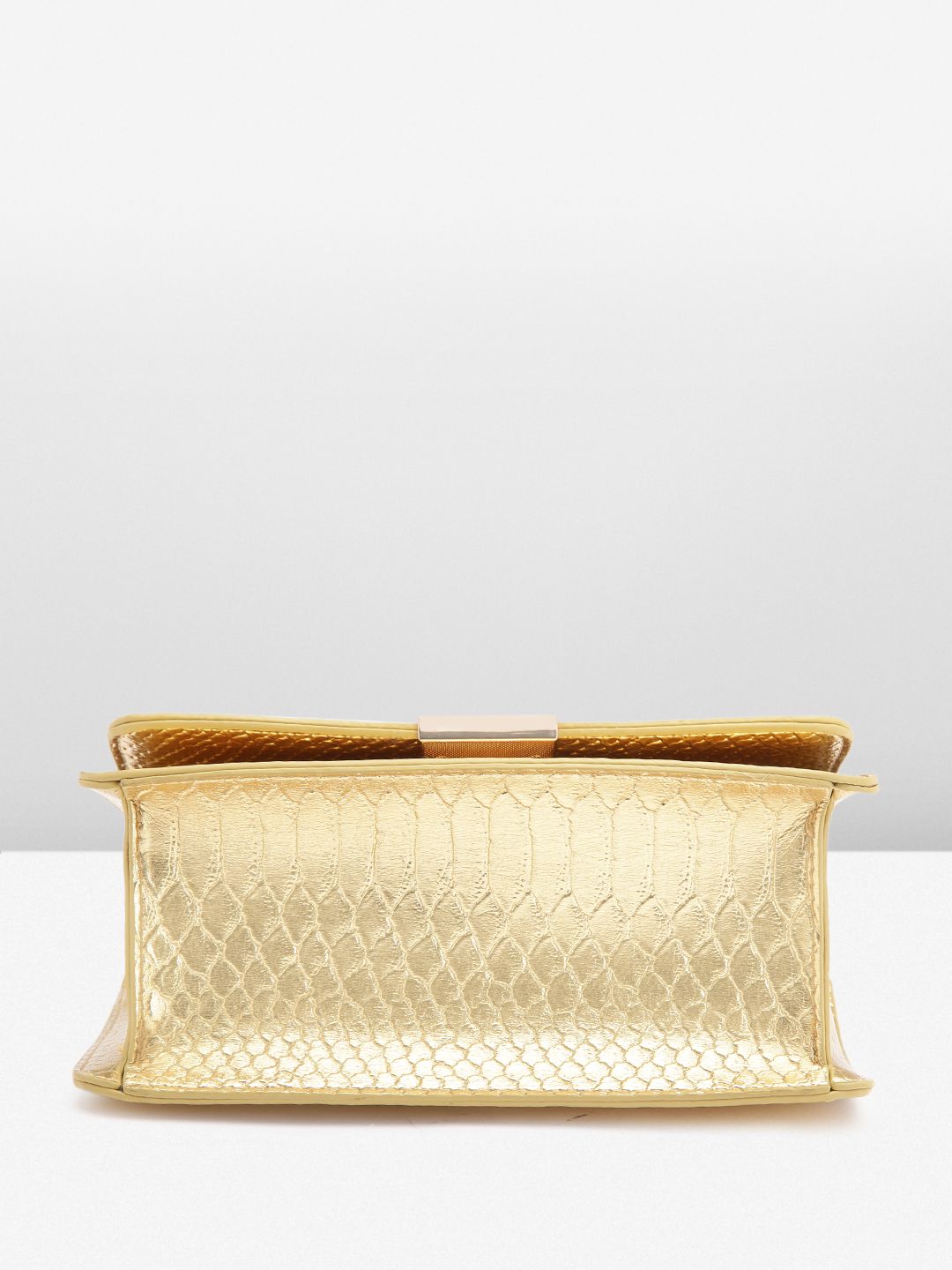 Lino Perros Snake Skin Textured Structured Sling Bag