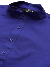 SOJANYA Men Blue Kurta with Churidar