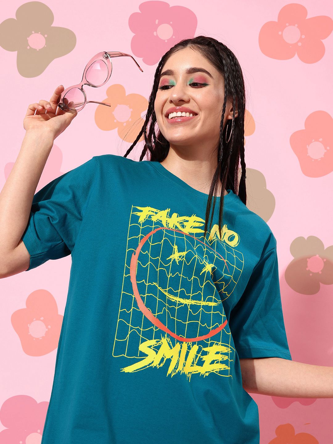 DILLINGER Pure Cotton Printed Oversized T-shirt