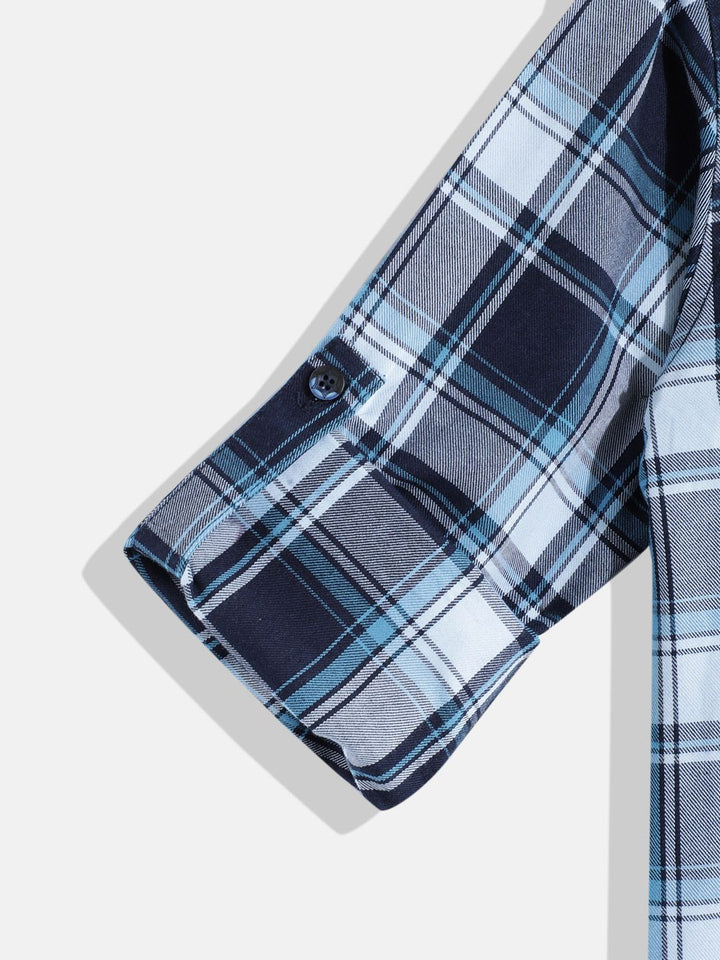 Monte Carlo Boys Checked Casual Smart Fit Shirt