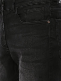 The Indian Garage Co Men Black Slim Fit Mid-Rise Clean Look Jeans