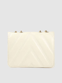 Lino Perros Off-White Quilted Shoulder Bag