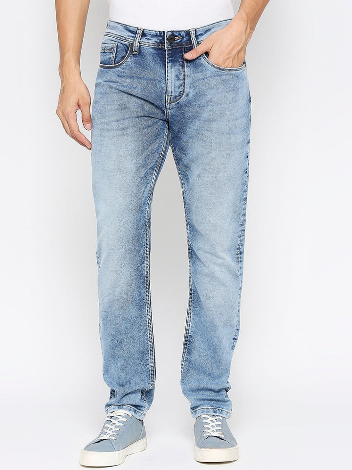 Being Human Men Slim Fit Heavy Fade Jeans