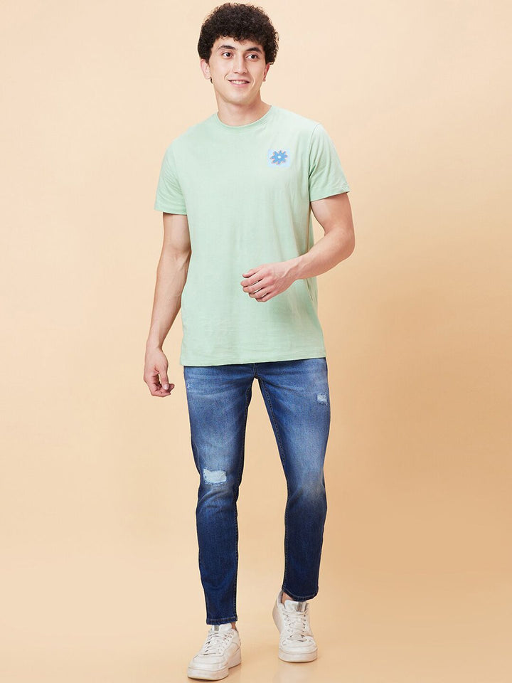 Being Human Men Mildly Distressed Heavy Fade Jeans