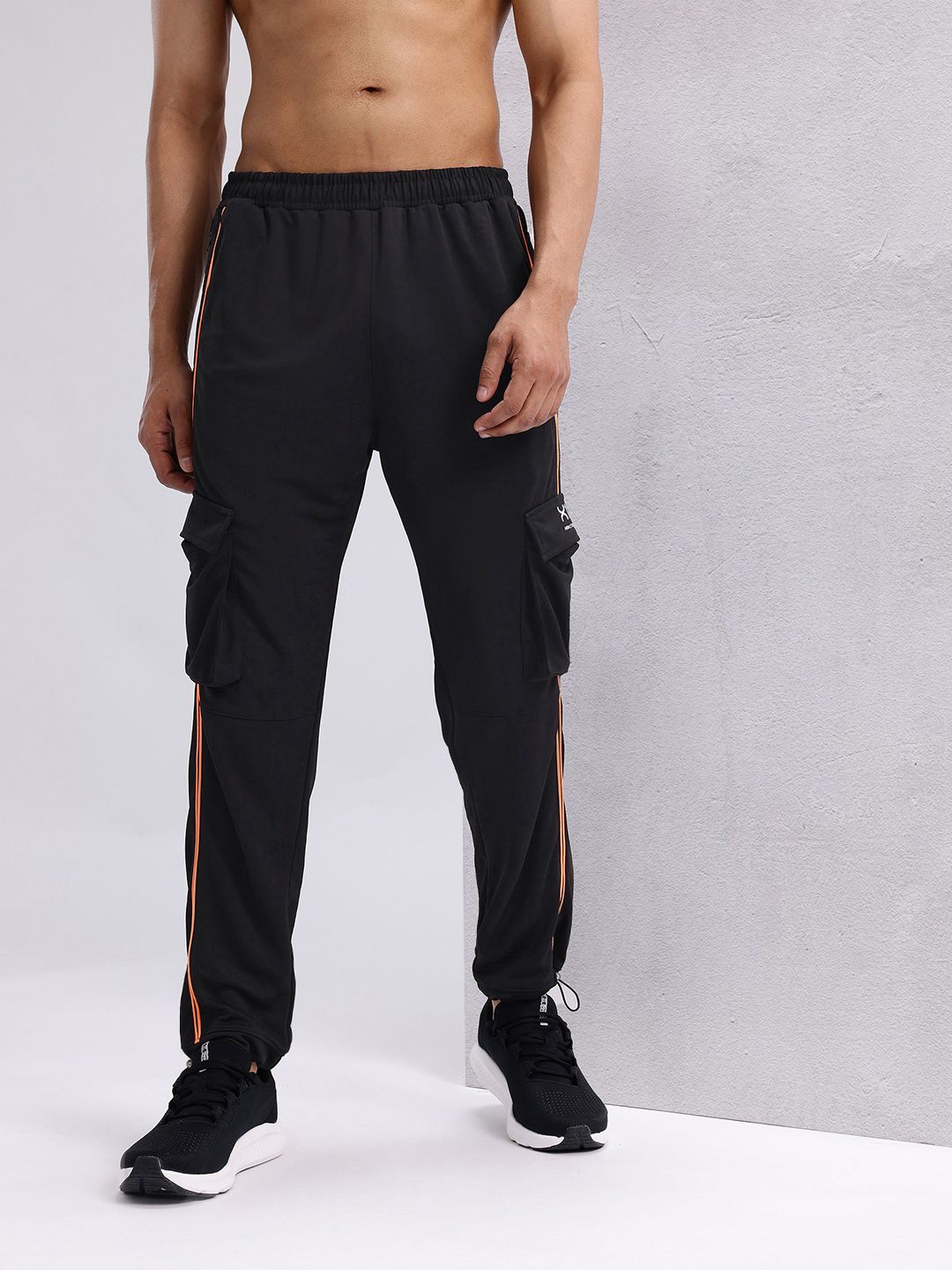 HRX by Hrithik Roshan Men Rapid-Dry Cargo Style Training Joggers