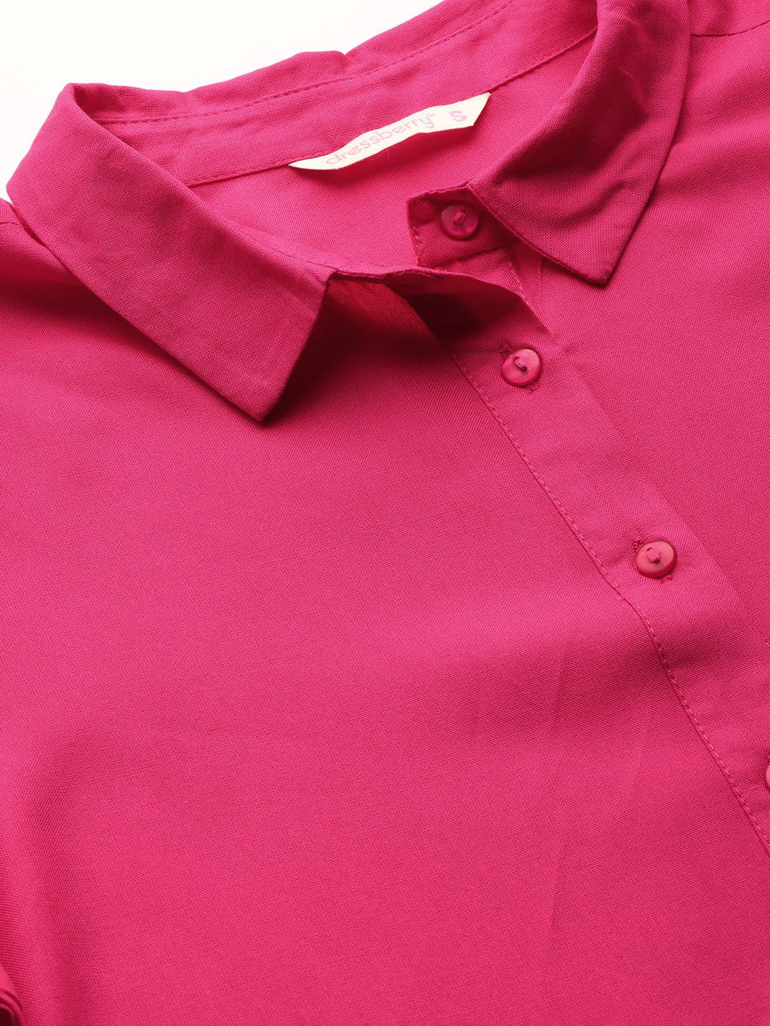 DressBerry Puff Sleeves Casual Shirt