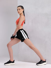 HRX by Hrithik Roshan Women Side Striped Training Shorts