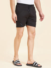 Sweet Dreams Men Black Mid Rise Shorts