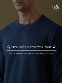 DILLINGER Men Solid Ultra Soft Drapey Cotton T-Shirt