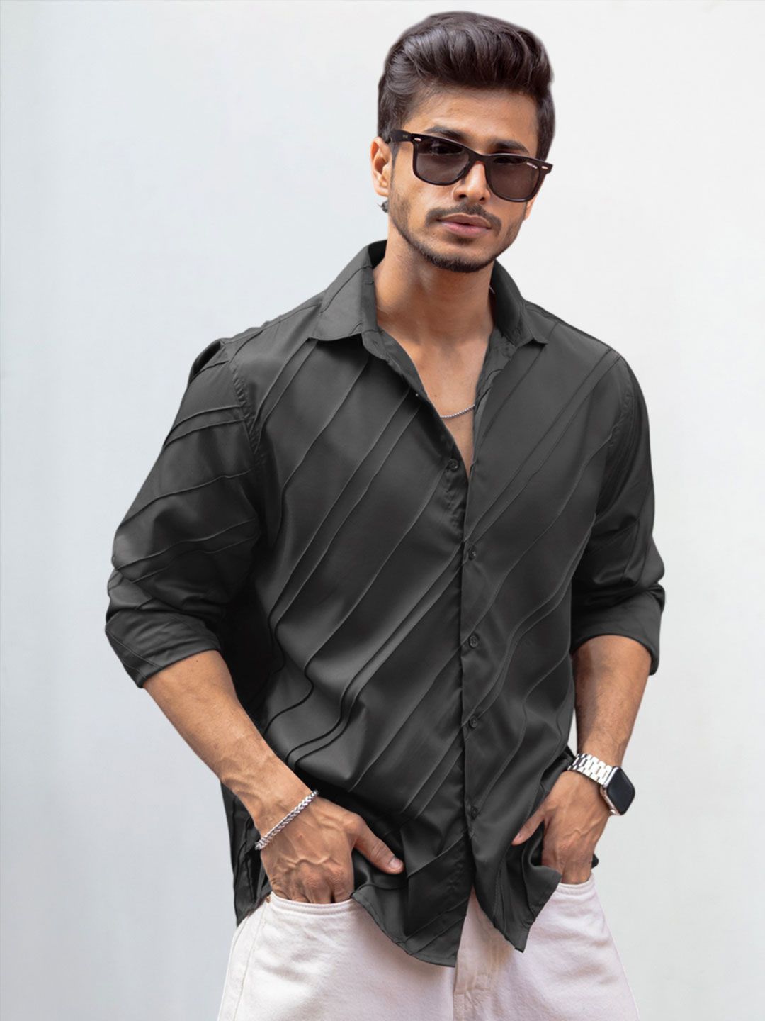 Powerlook Men Opaque Casual Shirt