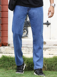Thomas Scott Men Smart Baggy Fit Cotton Jeans