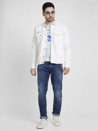 SPYKAR Spread Collar Denim Jacket