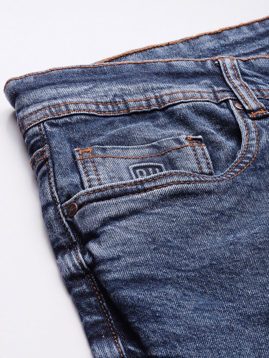 Being Human Men Slim Fit Mid Rise Heavy Fade Stretchable Jeans