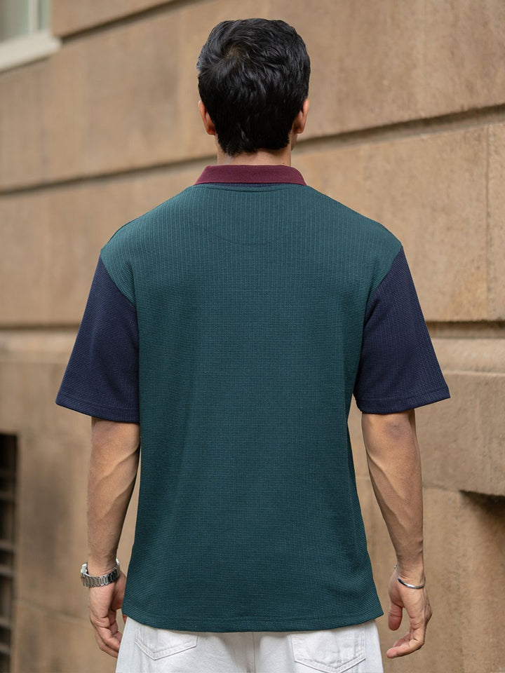T-shirt kolar Powerlook Men Reka bentuk Polo