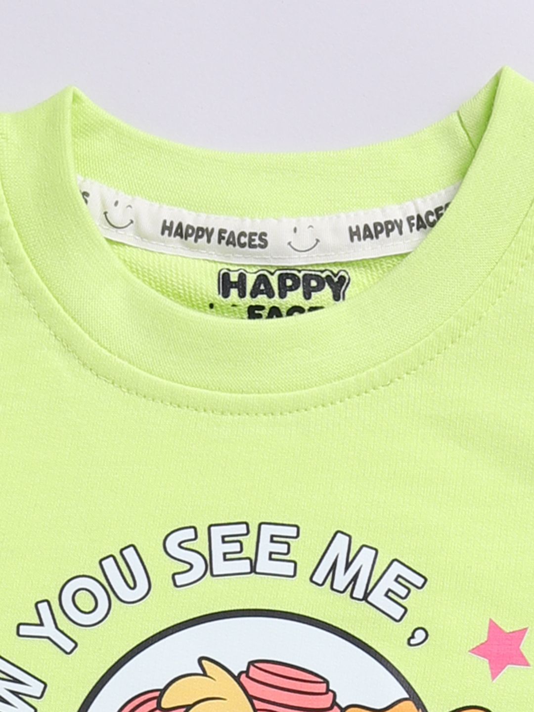 Happy Faces Girls Paw Patrol Print Pure Cotton T-shirt with Trousers