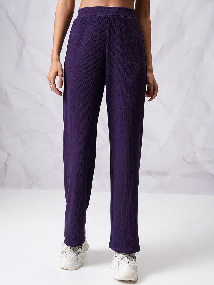 Tokyo Talkies Women Relaxed Cardigan With Wide Leg Trouser