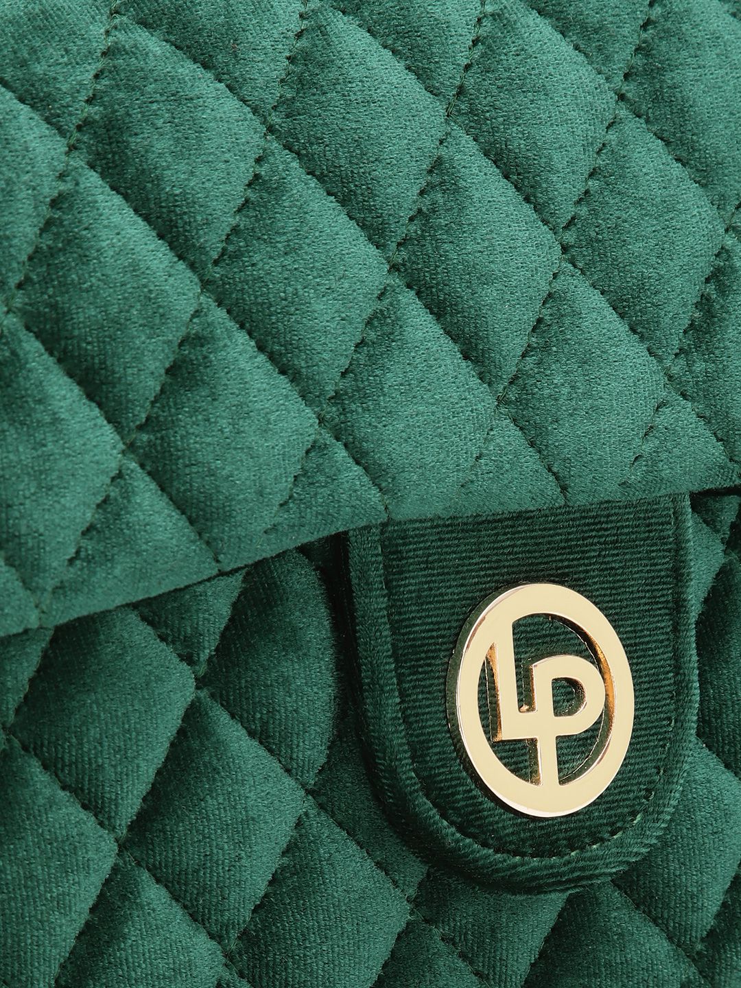 Lino Perros Women Checked Structured Sling Bag with Quilted DEtail