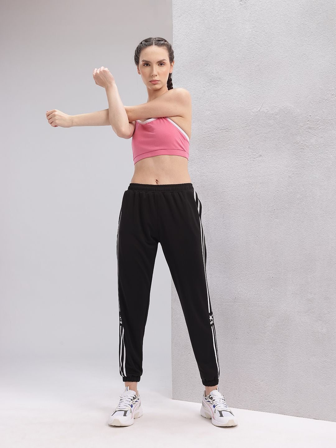 HRX by Hrithik Roshan Women Side Stripe Training Joggers