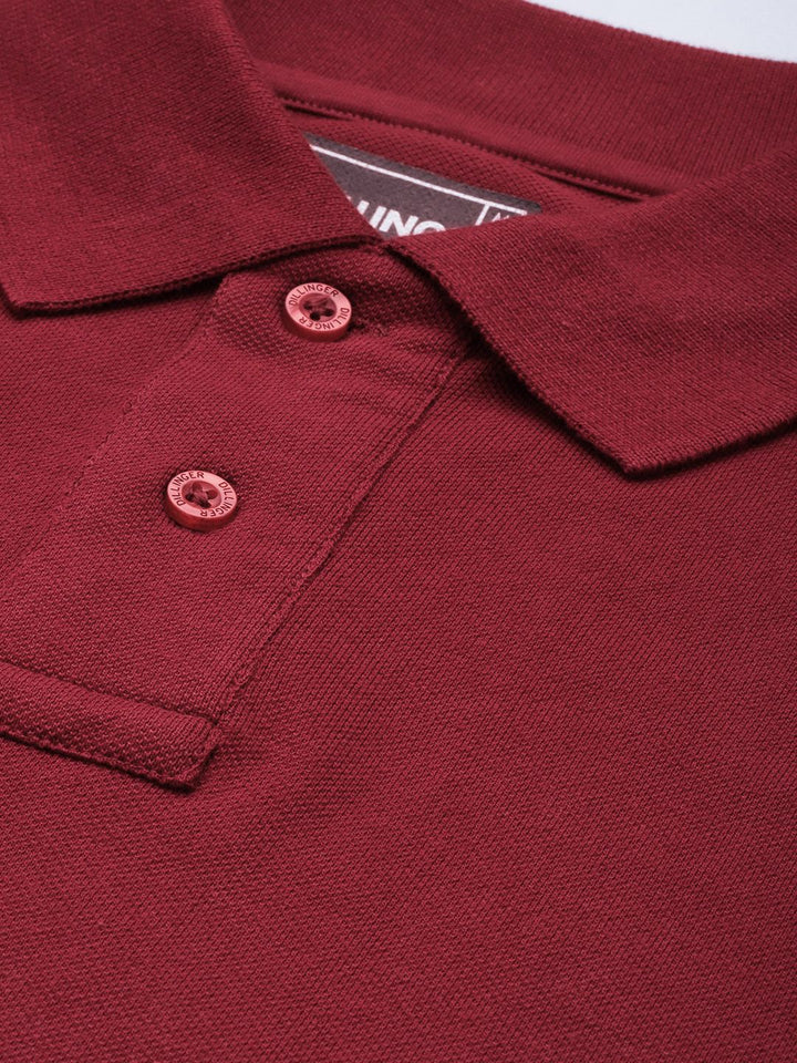 DILLINGER Men Polo Collar Pure Cotton T-shirt