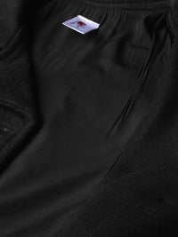 Athena Women Black Solid Overcoat