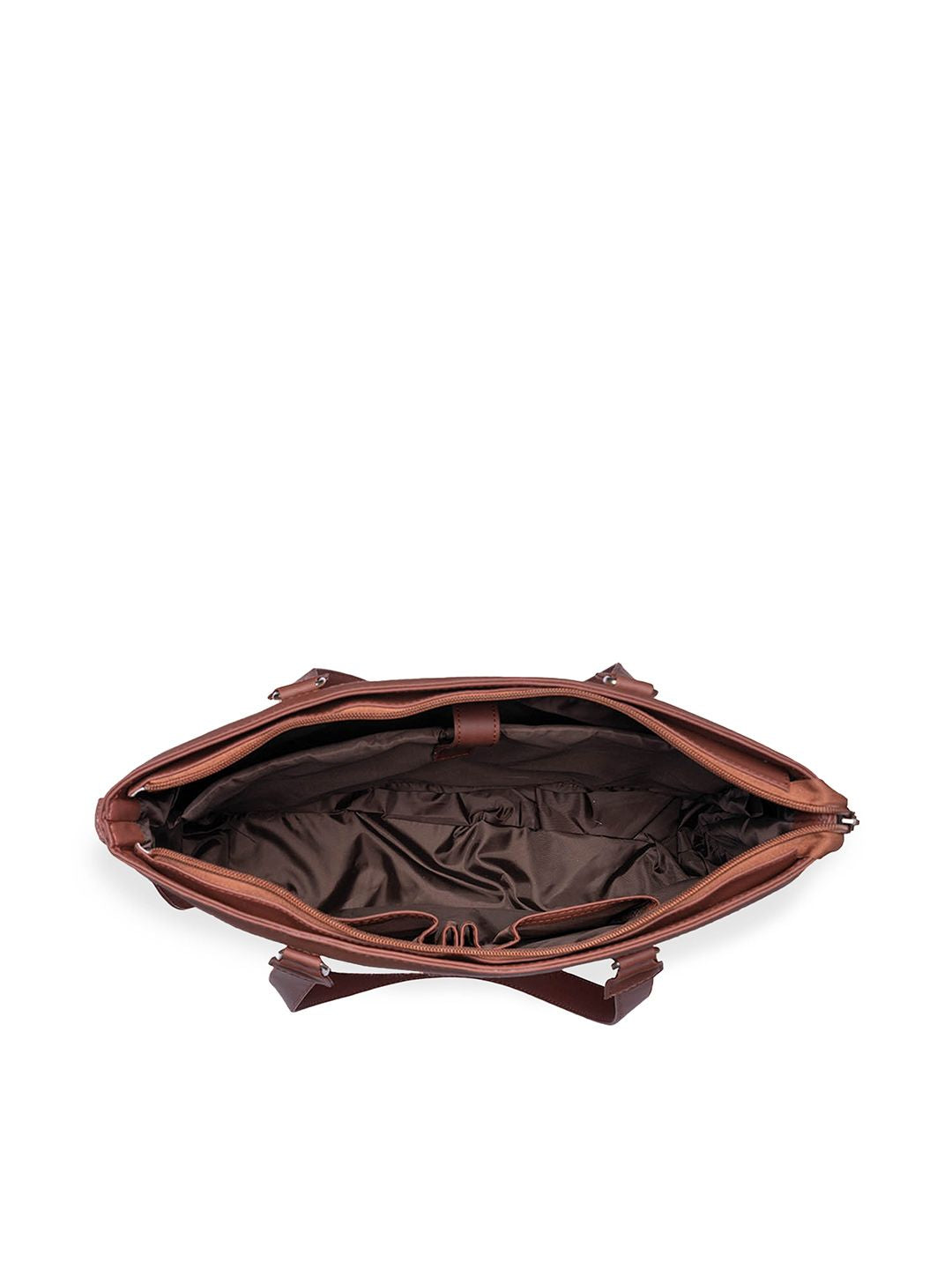 ZOUK Black Solid Vegan Leather Sustainable Laptop Bag
