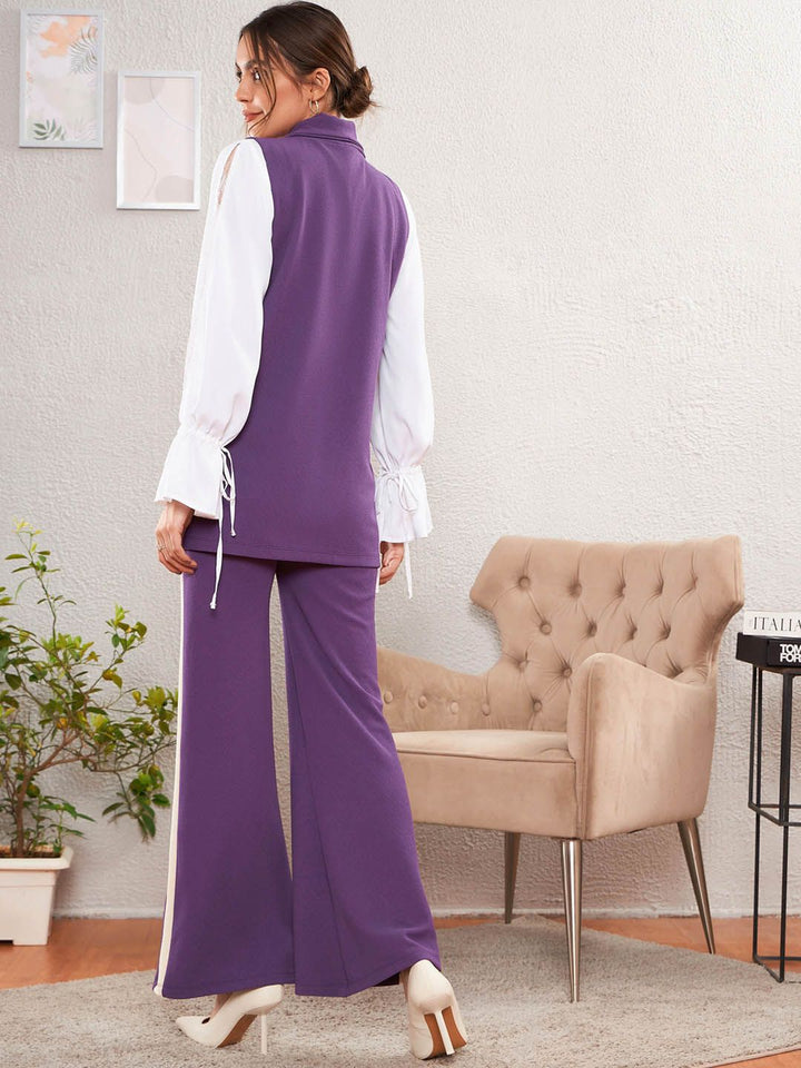 SASSAFRAS worklyf Sleeveless Blazer & Trousers Co-Ords