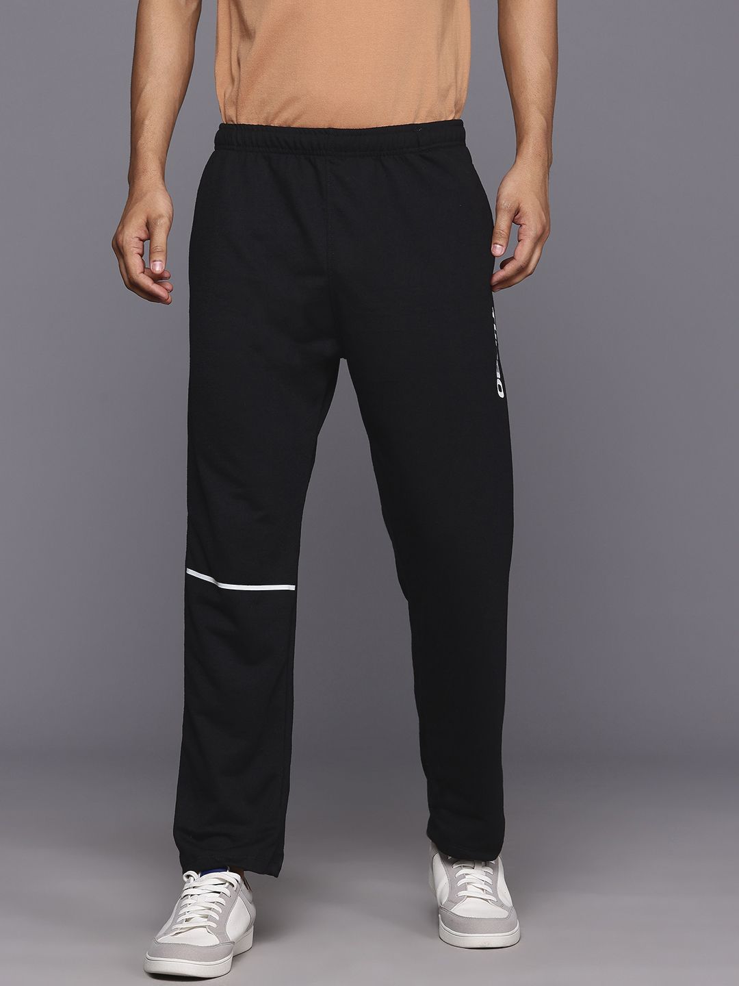 HRX by Hrithik Roshan Men Regular-Fit Brand-Logo Print Track Pant