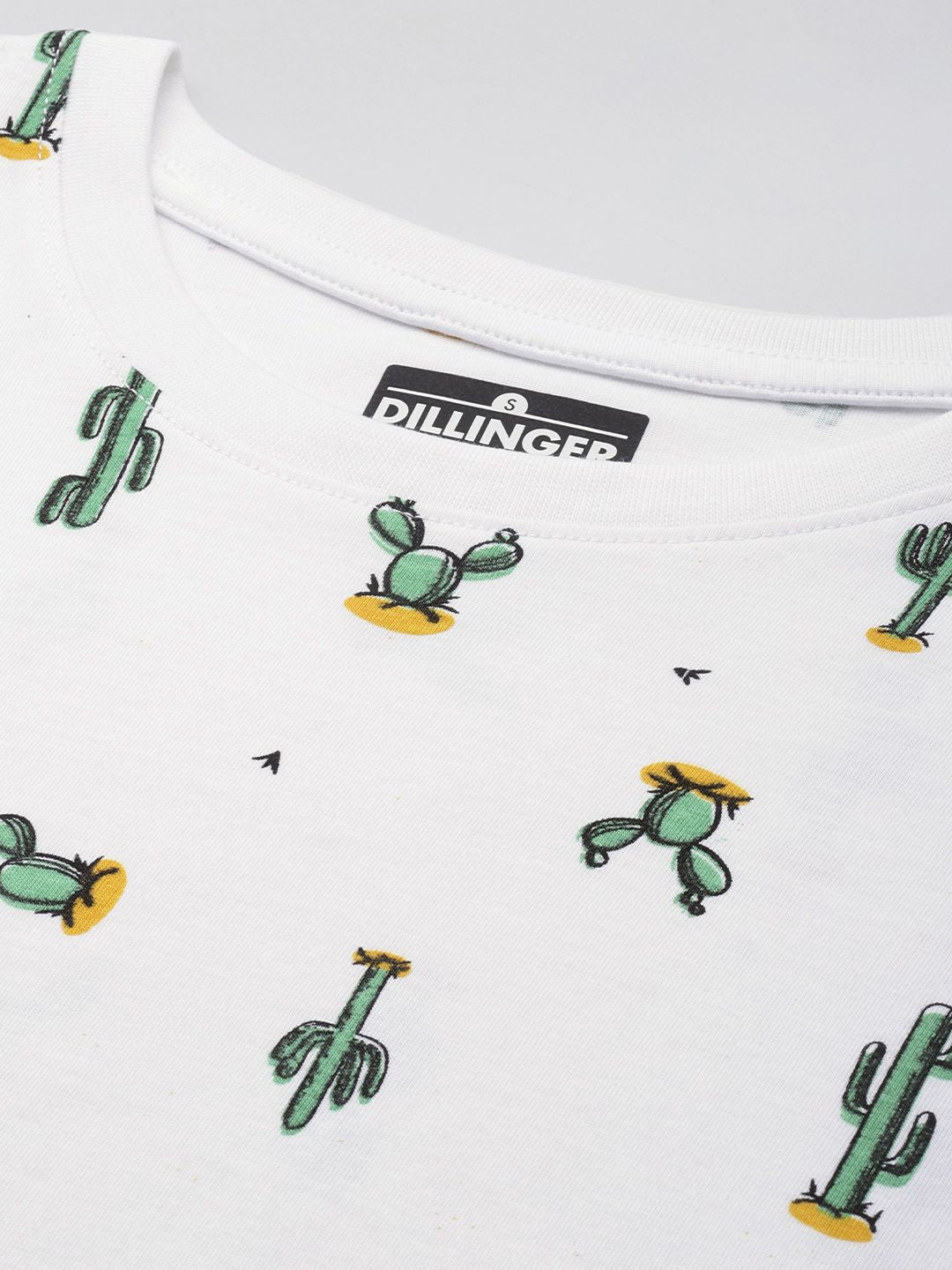 DILLINGER Printed Boxy Pure Super Combed Cotton T-shirt