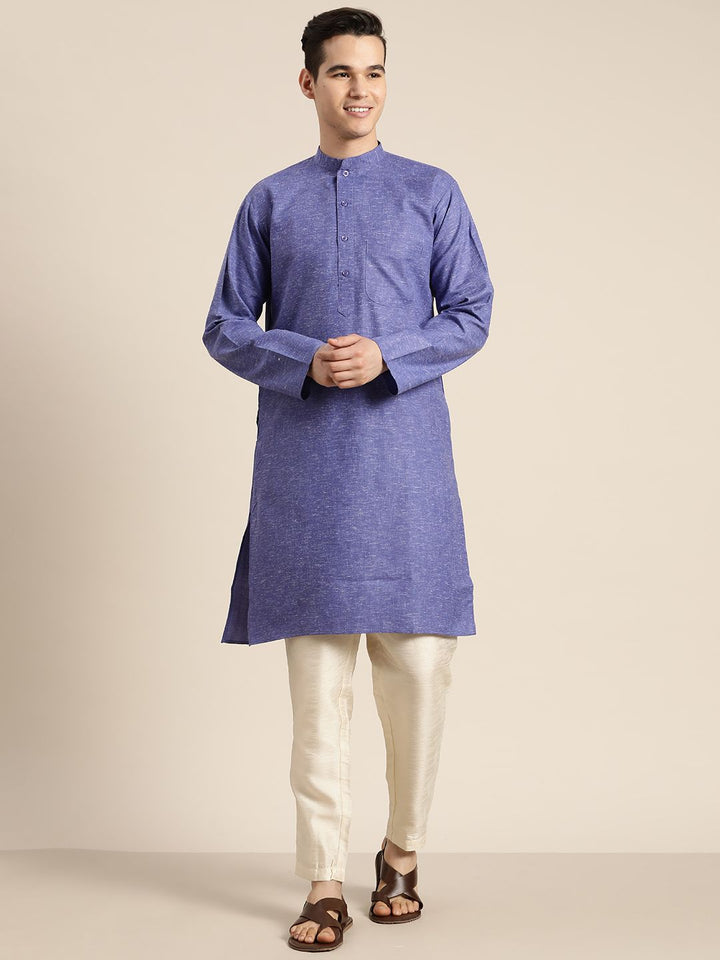 SOJANYA Kurta Collar Mandarin Solid