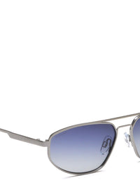 IDEE Men Oval Sunglasses with Polarised and UV Protected Lens IDS3065C3PSG