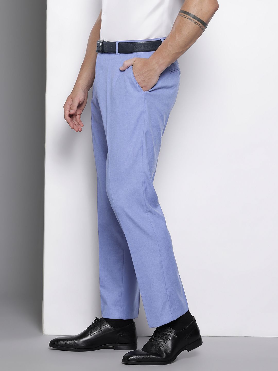 The Indian Garage Co. X Luxe Men Regular Fit Formal Trousers